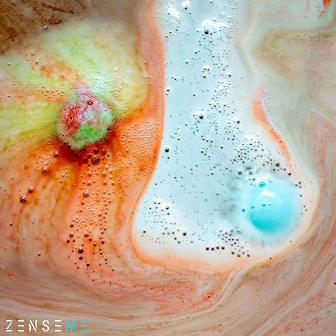 Bath Bombs for Men, Gift Set of 8 Scented Organic Handmade Bath Bombs of 2.5 oz with Natural Essential Oils for Boyfriend, Husband, Father or Friend, by ZenseMe - Bloomnest