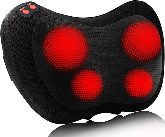 Papillon Back Massager,Shiatsu Neck Massager for Pain Relief,Electric Shoulder Foot Massage Pillow with Heat,Gifts for Mothers Day,Christmas Gifts for Women/Men,Deep Tissue Kneading for Waist,Legs - Bloomnest