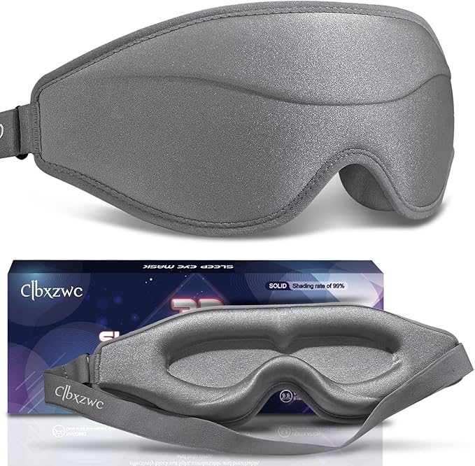 3D Advanced Eye Mask for Sleeping，Ultra Delicate Soft Skin Friendly Eye mask，100% Blackout Sleep Eye Mask for Sleep, Eyelash Extension Sleep mask - Bloomnest