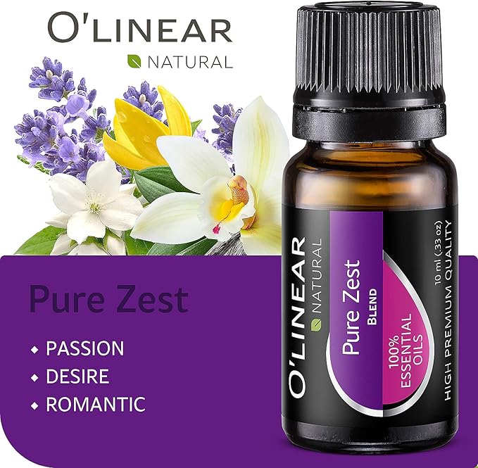 O'linear Essential Oils 6 Blends Set - Perfect for Humidifiers and Diffusers, Aromatherapy Diffuser Oils Scents, Essential Oil Kit for Home Use, Essential Oil Pack with Various Scents - Bloomnest