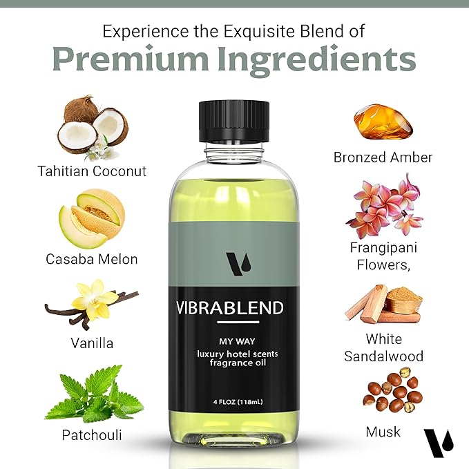 Hotel Fragrance Collection Diffuser Oil, Aromatherapy, Hotel Scent Oil Diffuser for Home, Scents for Home, Inspired by My Way - Bloomnest