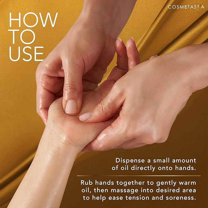 Large Cellulite Massage Oil with Collagen & Stem Cells- 100% Natural Cellulite Oil, Highly Absorbable, Deeply Penetrates The Skin- Firms, Tones, Tightens & Moisturizes Skin by Cosmetasa (16.9 oz)