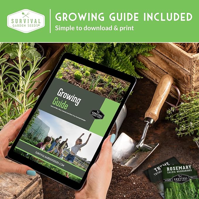 Hydroponic & Indoor Garden Seed Kit – 20 Compact Heirloom Vegetable & Herb Varieties | Apartment, Small-Space, Patio & Vertical Tower Growing | Family Garden Gift – Survival Garden Seeds - Bloomnest