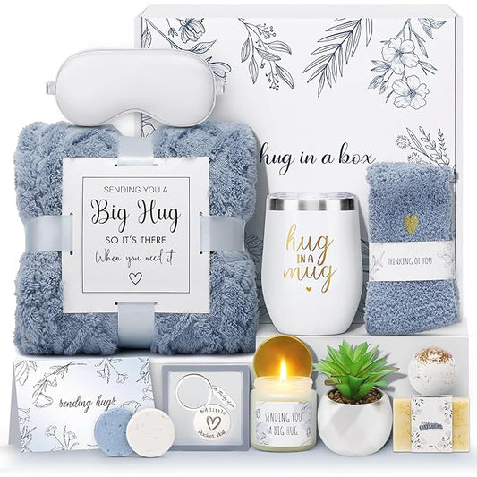 Sympathy Gift Baskets Sympathy Gifts for Loss of Loved One Hug in a Box for Women Bereavement Gifts Ideas Get Well Soon Gift Condolence Basket Miscarriage Thinking of You Care Package for Women - Bloomnest