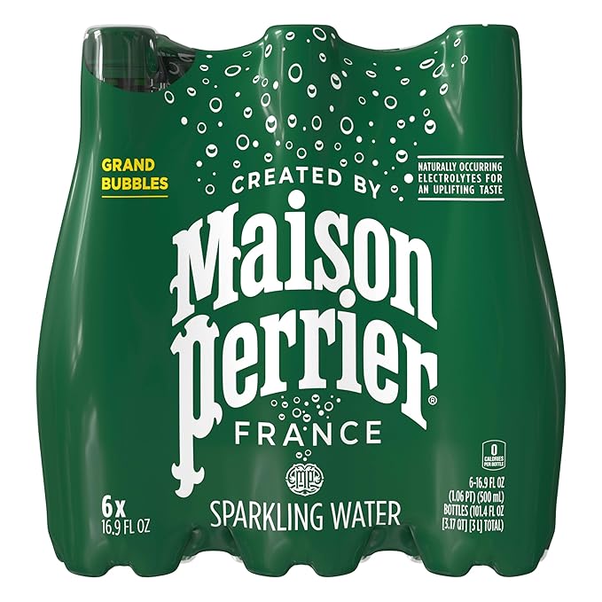 Maison Perrier Ultimate Sparkling Water, 16.9 Fl Oz Plastic Water Bottles, 6 Count 101.406 fl oz - Bloomnest