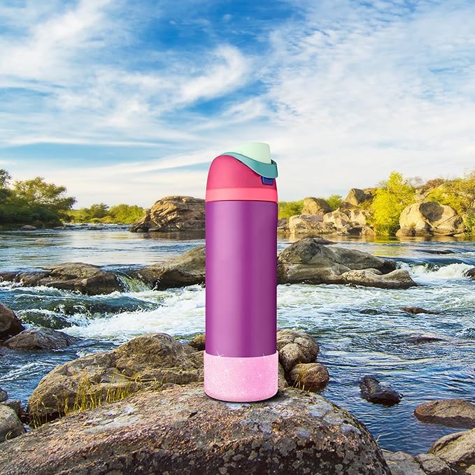 Silicone Boot for Owala Water Bottle 24 oz 32 oz 40 oz, Anti-Slip Protective Sleeve for FreeSip/Twist/Flip Stainless Steel Water Bottles Accessories BEONSKY