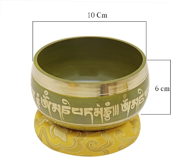 Seven Tibetan Singing Bowls Set - Choose Your Favorite Bowl, Improve Meditation Practice (Solar Plexus Chakra) - Bloomnest