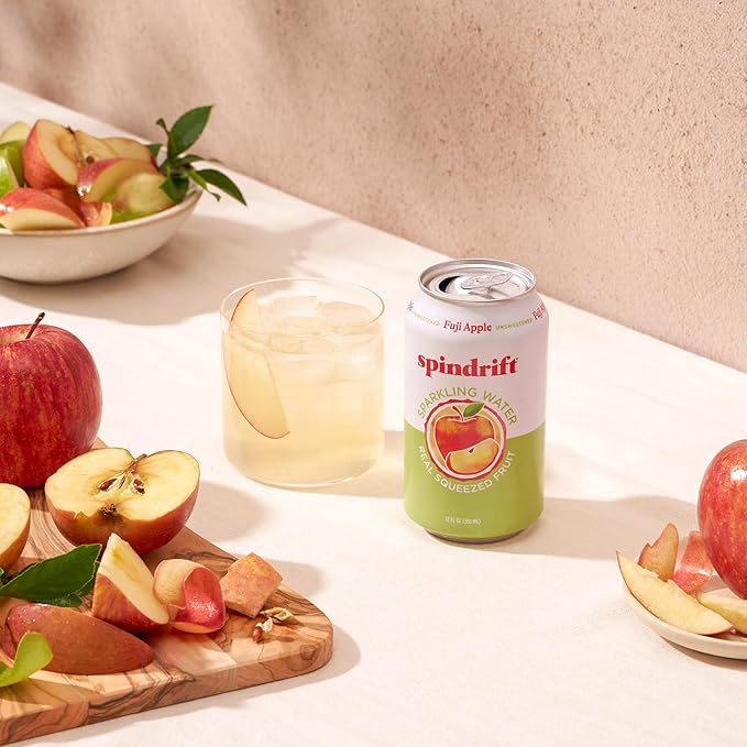 Spindrift Fuji Apple Can 12 Ounce (Pack of 24) - Bloomnest