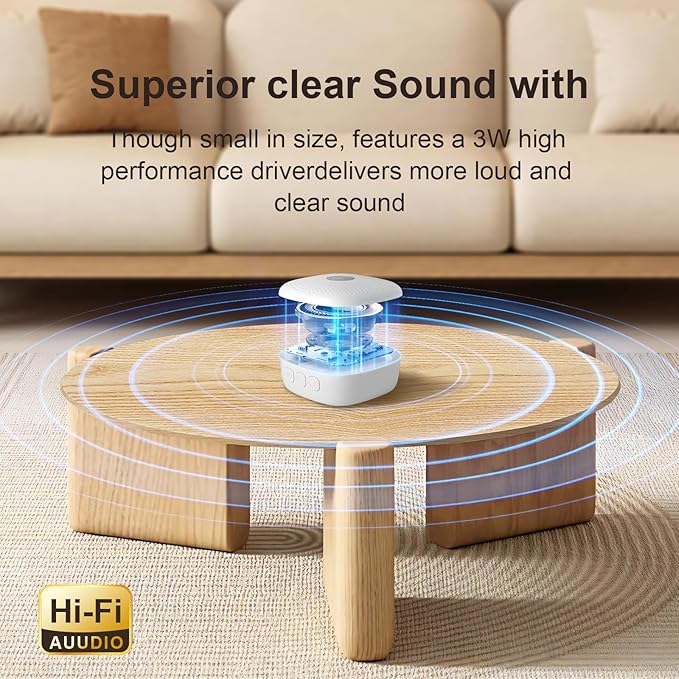 White Noise Machine,Portable Sound Machine for Baby Adult,21Soothing Sound,Auto-Off Timer,Noise Canceling for Office & Sleeping, Compact Size for Home,Travel,Registry,White - Bloomnest