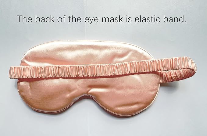 Sleep Mask - Silk Eye Cover for Sleeping with Satin Storage Bag Pink 3 Pcs Save 20% - Bloomnest