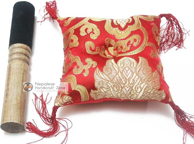 Tibetan Plain Singing Bowl - Meditation Bowl-Handmade Bowl Set by Nepalese Handicraft Zone (7") NepaleseHandicraftZone