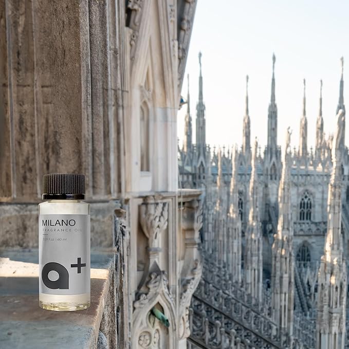 Aromar+ Fragrance Oil – Milano-Inspired by Westin – Luxury Hotel Scent Experience with Cashmere, Amber, & Citrus, – for Waterless Diffusers – Long-Lasting Home Scents – 2oz/60mL - Bloomnest
