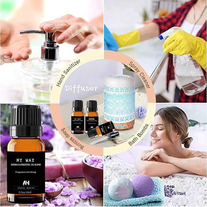 Hotel Scent Oil Inspired by The Ritz Carlton Hotel - Essential Oils for Humidifiers and Waterless Diffusers - Antal Hayat Diffuser Oil - Hotel Scents for Home (0.34, Cabana)