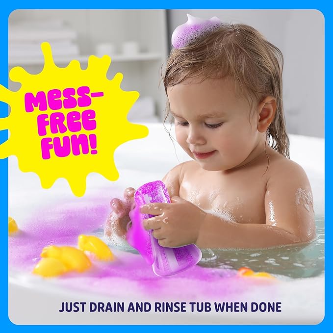 Tubby Tots Bath Potion Kits for Kids - 6 Pk - Bath Bombs for Kids - Toddler Bubble Foam Colors Fizzies - Bathtub Toys for Kid Ages 4-8 Years Old - Science Soap Potions Kit Age 3 4 5 6 7 8 - Non Toxic - Bloomnest