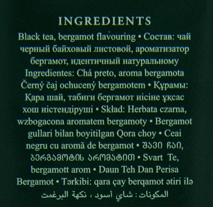 Ahmad Tea English Scene Caddy Earl Grey, 3.5-Ounce Tins (Pack of 6) - Bloomnest
