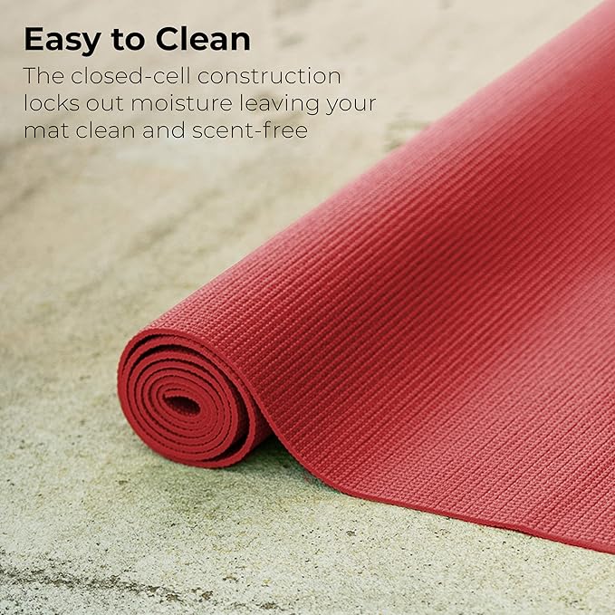 Hello Fit 10-Pack Yoga Mat, 68" x 24" Non Slip Exercise Mat, 4mm Thick Gym Mat for Fitness and Stretching, Bulk Non Toxic Yoga Mats for Schools and Studios - Bloomnest