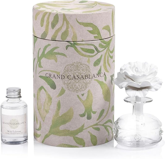 Wild Tuberose Zodax MINI Grand Casablanca Porcelain Diffuser