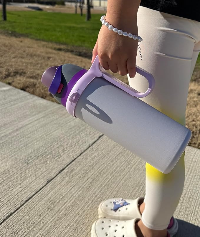 Bottle Handle for Owala FreeSip 24oz 32oz 40oz – Strong Plastic Water Bottle Holder, Durable Easy Carry Accessory for Running, Jogging, Gym, Hiking, and Drinking While Driving & More OneMissionX