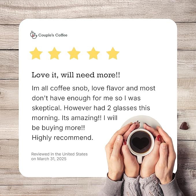 Couple's Coffee K-Cups | Decaf Coffee Pods | Gives Back to Military Families | Pillow Talk | Compatible with K-Cups & Single Serve Brewers | 24 Count - Bloomnest