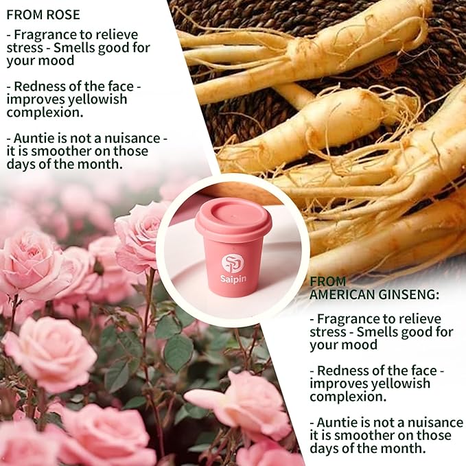 SAIPIN Ginseng Rose Tea – Instant Herbal Kidney Tea for Energy & Beauty | 10 Pack Organic Adaptogen Rose Ginseng for Women & Men | Caffeine-Free, Sugar-Free | Detox. - Bloomnest