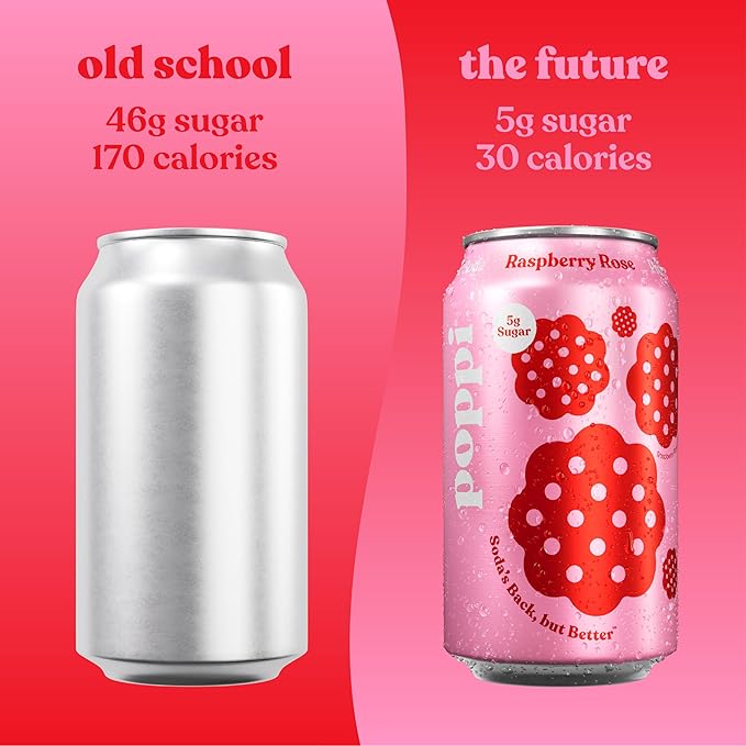 Poppi Sparkling Prebiotic Soda Beverage with Apple Cider Vinegar, Seltzer Water and Fruit Juice, Trend Setters Variety Pack, 12 Fl Oz, Pack of 12, Packaging May Vary - Bloomnest