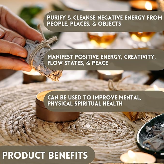 Ancient VEDA Organic Smudge Kit – Lavender, Palo Santo, Sweetgrass, Abalone Shell, Feather & Smudge Guide | Home Smudging Kit for Energy Cleansing, Meditation, Healing (Healer's Kit, Lavender Sage) AncientVeda