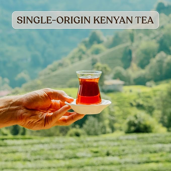 Akina Single-Origin Mango Black Tea Bags | 100% Naturally Flavored Fruit Tea, Kenyan Origin, Gourmet (25 String & Tag Bags, 50g) - Bloomnest