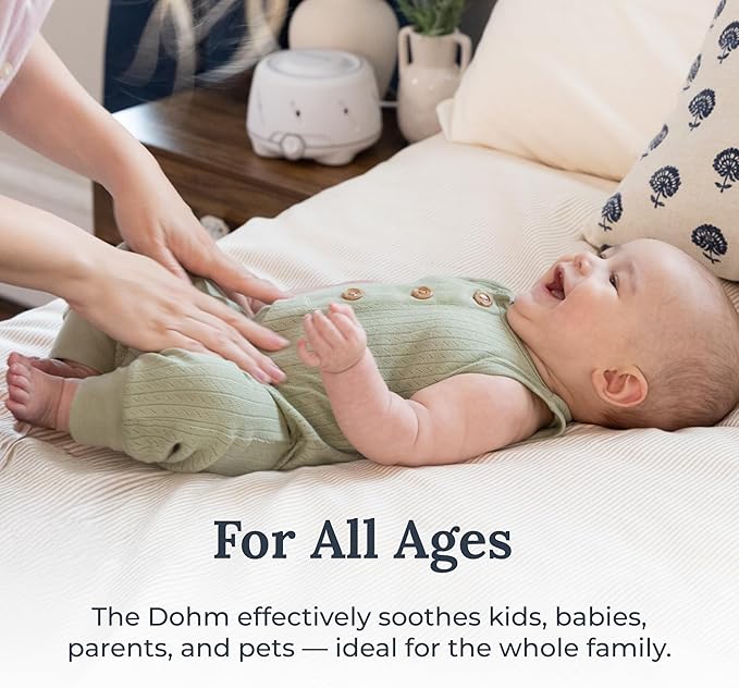 Yogasleep Dohm (2 Pack White/Gray) The Original White Noise Machine, Relaxing Natural Sound from a Real Fan, Sleep Aid & Noise Cancelling for Adults & Baby, Office Privacy & Meditation, Baby Registry - Bloomnest
