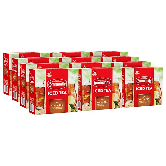 Community Coffee Porch Breeze Orange Pekoe Cut Black Tea Bags, Individual Cup Size, 100 Count (Pack Of 12) - Bloomnest
