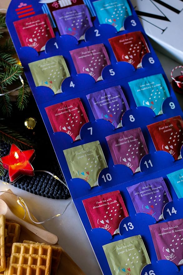 Tea Advent Calendar 2025 Nutcracker by Acorus- 6 Christmasy flavors – 24 tea bags For The Christmas Countdown - Gift Idea For Christmas - Limited Edition - Bloomnest
