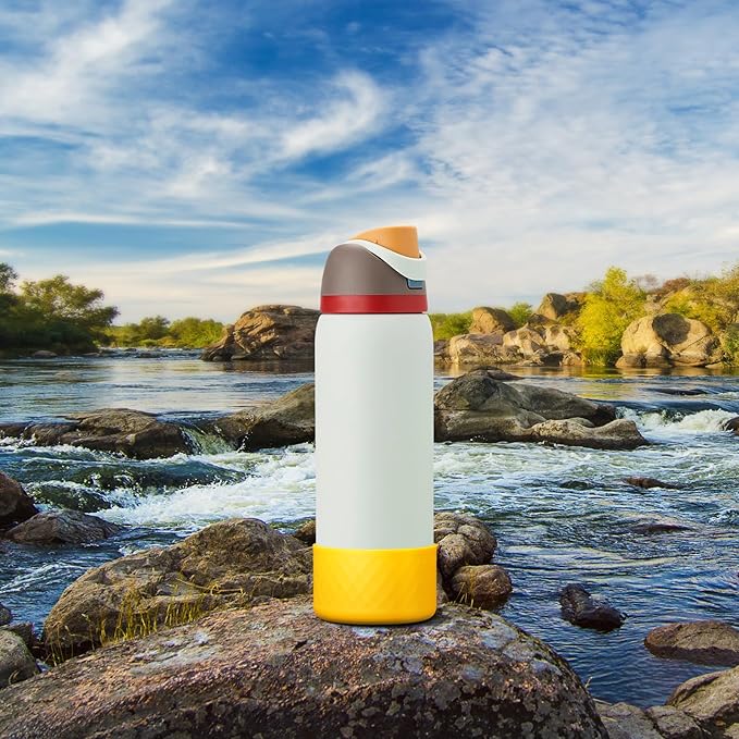 Silicone Boot for Owala Water Bottle 24 oz 32 oz 40 oz, Anti-Slip Protective Sleeve for FreeSip/Twist/Flip Stainless Steel Water Bottles Accessories BEONSKY