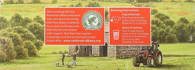 Yorkshire Tea, Red, Black Tea, String and Tagged Bags, 100 Count (Pack of 4), Refreshing, Satisfying, and Strong, Classic British Breakfast Blend, Caffeinated, Enjoy Hot or Iced, 400 Teabags Total - Bloomnest