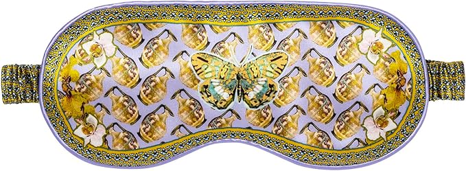 slip Pure Silk Sleep Mask - 100% Pure 22 Momme Mulberry Silk Eye Mask - Comfortable Sleeping Mask with Elastic Band, Zodiac Collection: Aquarius - Bloomnest
