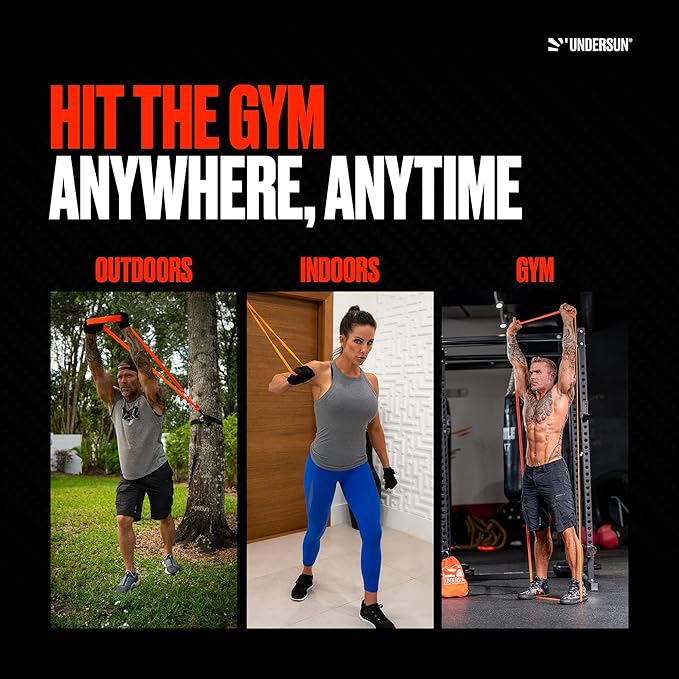 Undersun Resistance Bands for Working Out | Heavy Resistance Bands for Strength Training & Pull Up Assistance | Indoor/Outdoor, Gym, Home Exercise Bands Resistance - Bloomnest