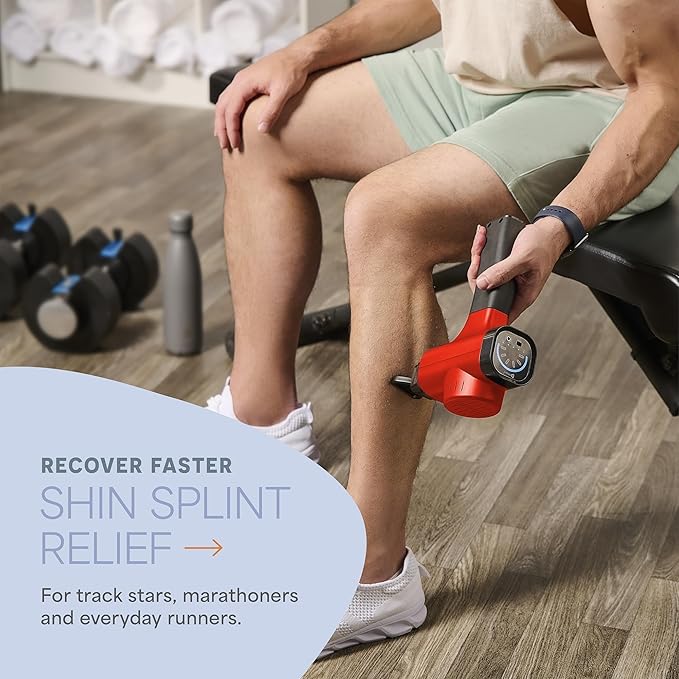 LifePro Massage Gun & Holder (Sold Separately) – Percussion Muscle Massager for Athletes with 8 Heads & 6 Speeds – Deep Tissue Back Muscle Extender for Recovery - Bloomnest