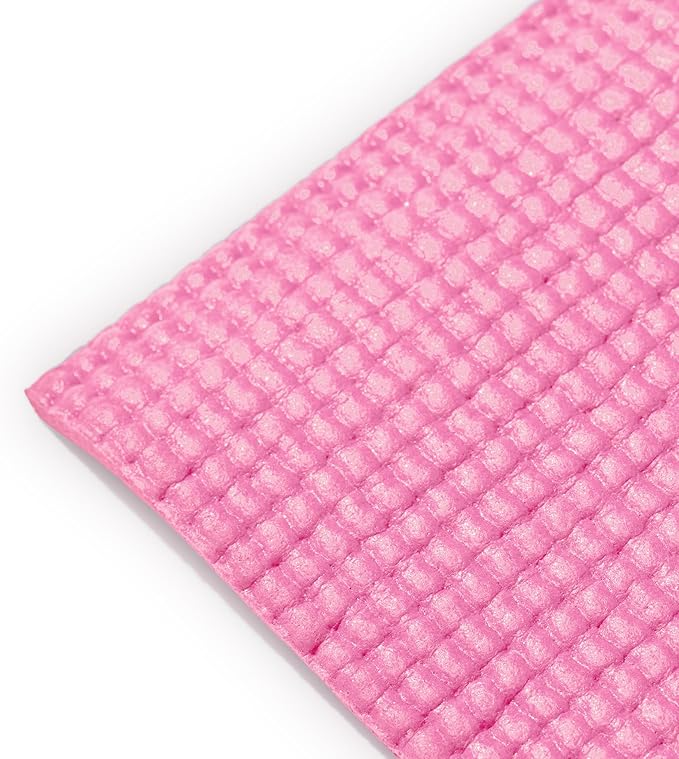 Sunny Health & Fitness Non-Slip Yoga Mat – Durable, Anti-Tear, Lightweight, Cushioned Support for Yoga, Pilates, Stretching Exercises, Meditation and Floor Workouts | Multiple Sizes & Colors - Bloomnest
