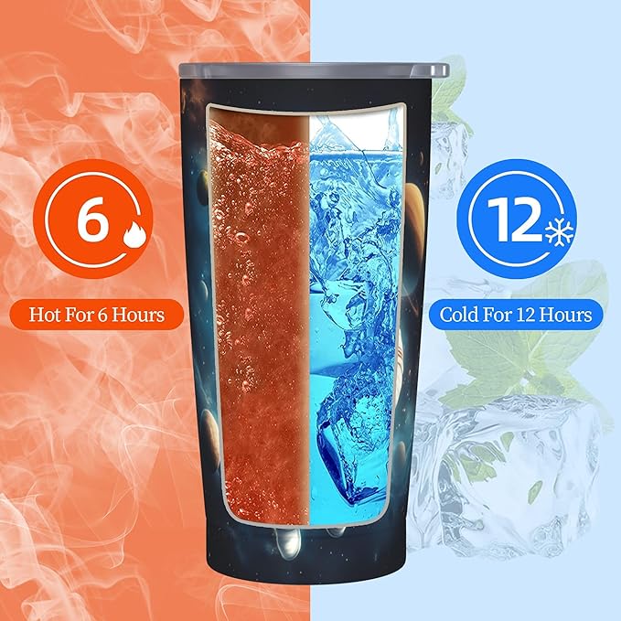 Cat Tumbler with Lid and Straw 20 oz Stainless Steel Cup Insulated Tumbler Coffee Mug for Home Office or Car Christmas Birthday Gifts - Bloomnest