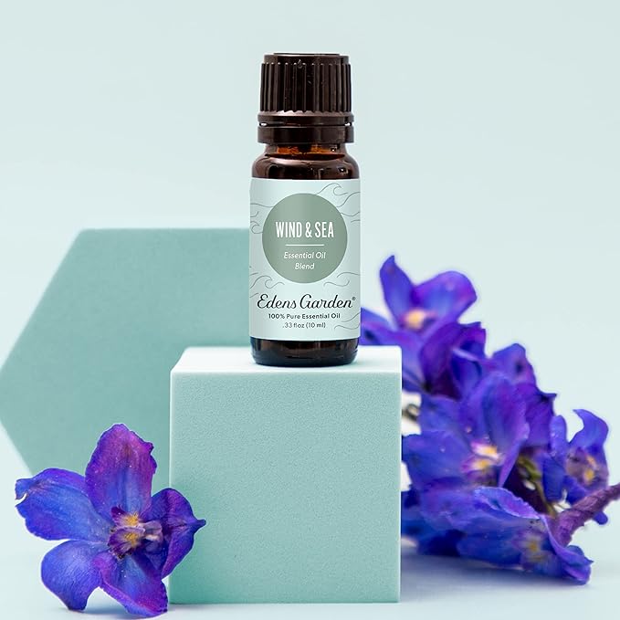 Edens Garden Wind & Sea Essential Oil Blend- 100% Pure Premium Grade, Undiluted, Natural, Therapeutic, Aromatherapy, The Best for Diffusing, Candle, Laundry, Humidifiers 10 ml (.33 fl oz) - Bloomnest