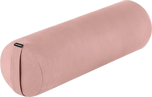 Retrospec Retrospec Sequoia Yoga Bolster Pillow - Meditation Cushion for Yoga Practices - Includes Machine Washable 100% Cotton Cover & Durable Carry Handle - Bloomnest