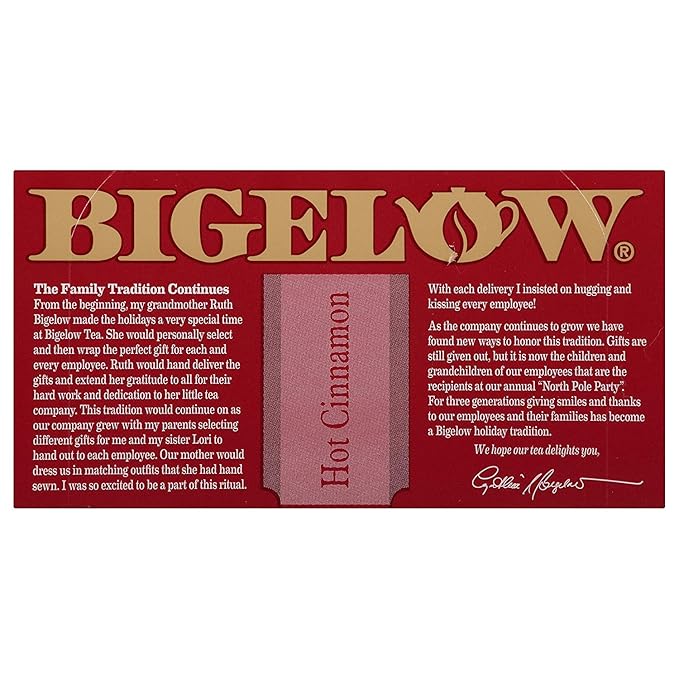 Bigelow, Hot Cinnamon Tea, 20 Count - Bloomnest