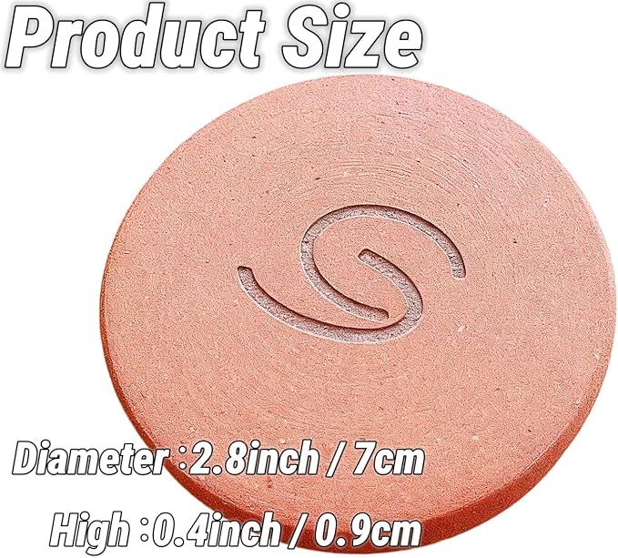 Terracotta Stone Diffuser Handcrafted Natural Ceramic Passive Diffuser for Long Lasting Aromas Perfect for Small Spaces Desks Cars and More, Reusable Portable Thoughtful Gift for Loved Ones - Bloomnest