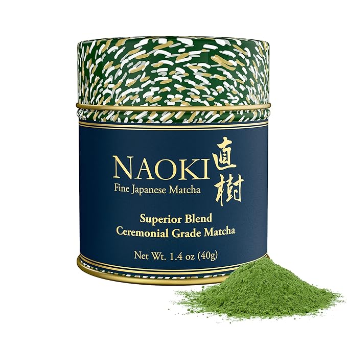 Naoki Matcha Superior Ceremonial Blend – Authentic Japanese First Harvest Ceremonial Grade Matcha Green Tea Powder from Uji, Kyoto (40g / 1.4oz) - Bloomnest