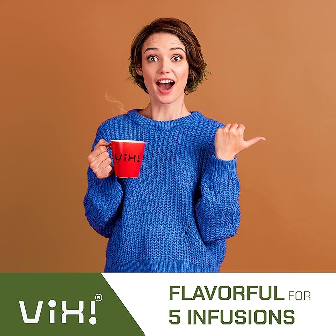 VIXI Jasmine Green Tea Loose Leaves, 16 Oz, Jazmine Flavored, Unsweetened, Caffeinated, 100% Natural from Ancient Leaf Tea Tree, Jasmin Scented Green Looseleaf for Hot and Cold Brew - Bloomnest
