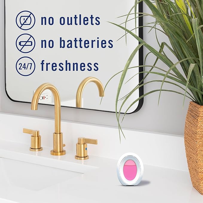Febreze Bathroom Air Freshener, Odor-Fighting, Plug In Alternative, Air Fresheners for Home and Bathroom and Kitchen, Closet Air Fresheners, Downy April Fresh Scent, 6 Count - Bloomnest