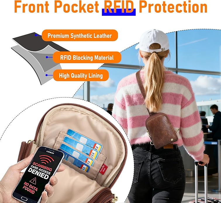 INICAT Small Sling Bag for Women Everyday & Travel Crossbody Bags Lightweight Cross Body Purses Vegan Leather - Bloomnest