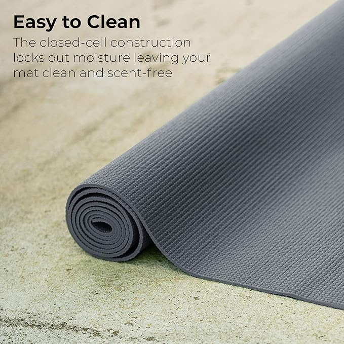 Hello Fit 10-Pack Yoga Mat, 68" x 24" Non Slip Exercise Mat, 4mm Thick Gym Mat for Fitness and Stretching, Bulk Non Toxic Yoga Mats for Schools and Studios - Bloomnest