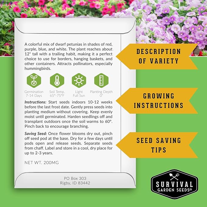 Hydroponic & Indoor Garden Seed Kit – 20 Compact Heirloom Vegetable & Herb Varieties | Apartment, Small-Space, Patio & Vertical Tower Growing | Family Garden Gift – Survival Garden Seeds - Bloomnest