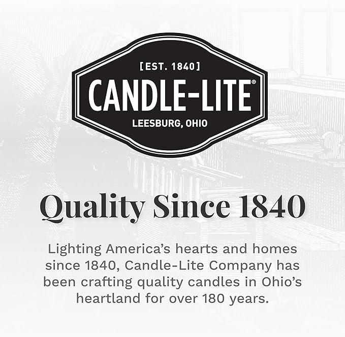 Candle-lite Scented Candles, Cinnamon Rolls Fragrance, One 18 oz. Single-Wick Aromatherapy Candle with 110 Hours of Burn Time, Brown Color - Bloomnest