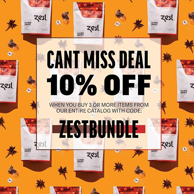 Zest 150mg High Caffeine Energy Leaf Blend - Spicy Masala Chai Black Tea - 20 Pack Bag - All Natural Strong Flavored Healthy Coffee Alternative Highly Caffeinated Substitute - Perfect for Keto Diet - Bloomnest