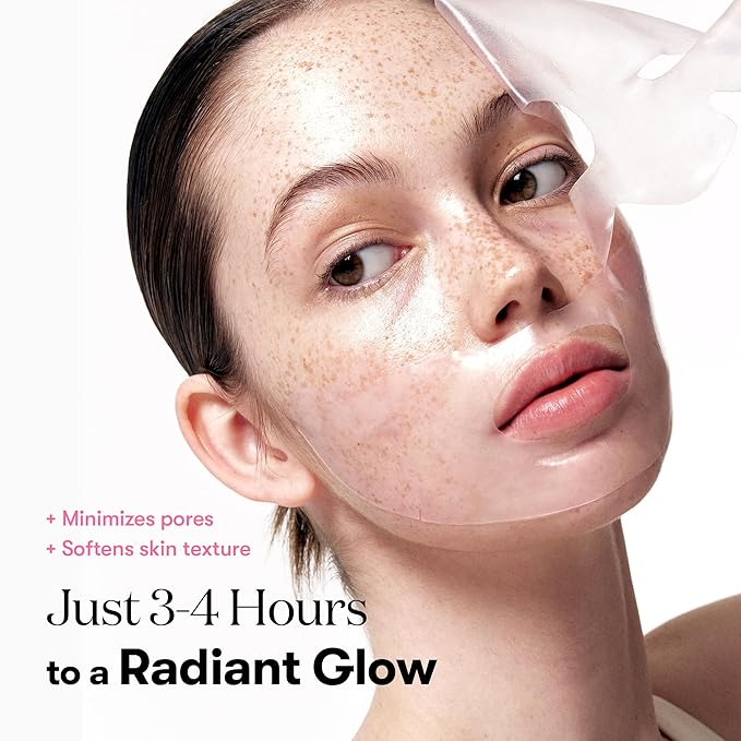VT COSMETICS Reedle Shot 100 2-Step Hydrogel Mask (34.5g x 4ea), Firming & Elasticity Care, Exosome 500Da, Fine Lines, Hydrating Overnight Melting Mask, Korean Skincare Facial Mask - Bloomnest